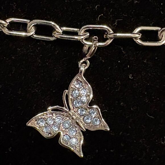 Kenneth Jay Lane Silver Bracelet with Colorful Charms - Picture 4 of 6